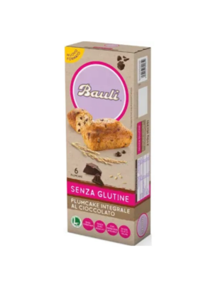 bauli plumcake integrale senza glutine gusto cioccolato - celiachia milano