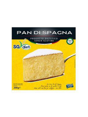 Pan di Spagna Senza Glutine SG DIET 200g | Celiachia Milano