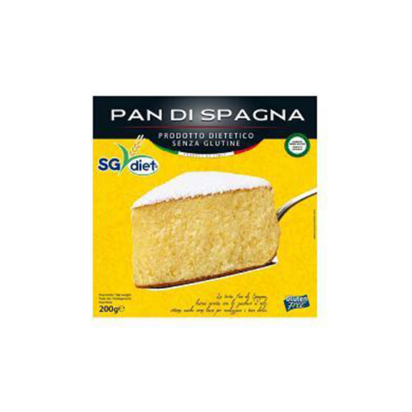 Pan di Spagna Senza Glutine SG DIET 200g | Celiachia Milano