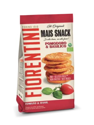 FIORENTINI MINI SNACK DI MAIS GUSTO POMODORO BASILICO BIO
