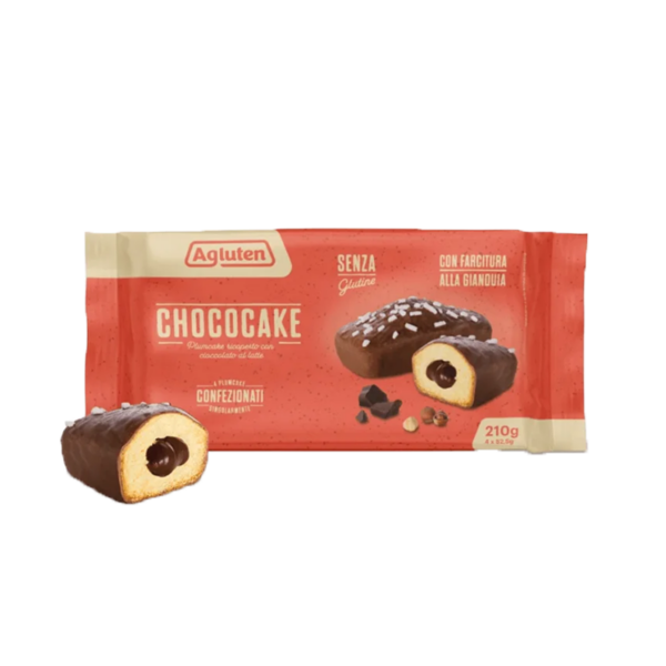 agluten chococake senza glutine con farcitura alla gianduia - celiachia milano