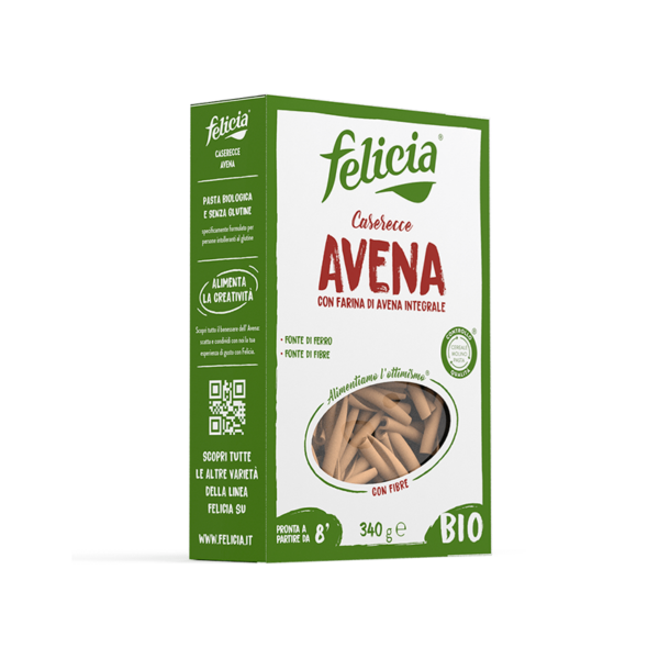 felicia casarecce caon farina di avena integrale senza glutine - celiachia milano