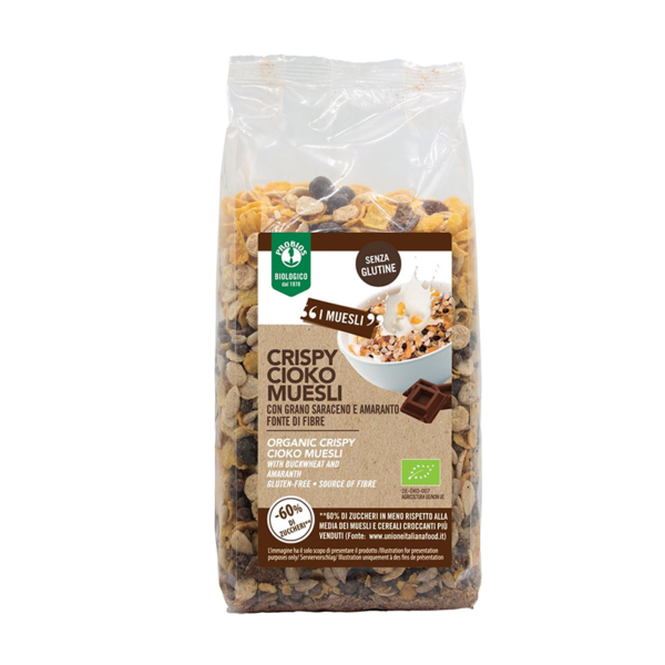 ETG Crispy Cioko Muesli senza glutine | Celiachia Milano