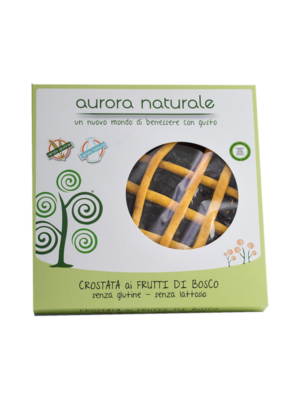 aura naturale crostata ai lamponi senza glutine senza lattosio - Celiachia Milano
