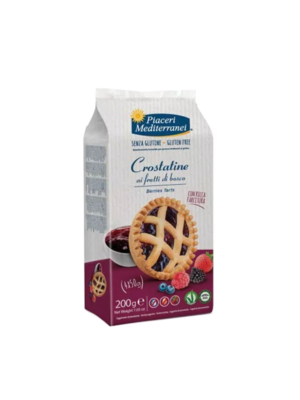 piaceri mediterranei crostatine ai frutti di bosco senza glutine - celiachia milano