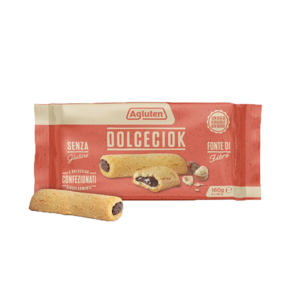 dolceciok biscotti con farcitura alla nocciola - celiachia milano