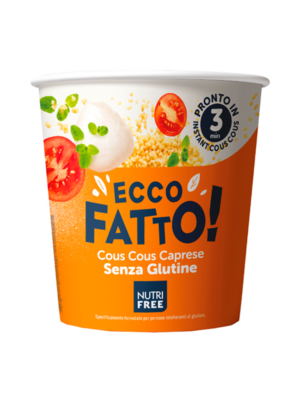 ecco fatto scous cous caprese senza glutine - celiachia milano