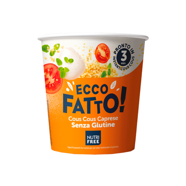 ecco fatto scous cous caprese senza glutine - celiachia milano