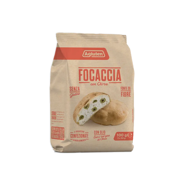 agluten focaccia con olive senza glutine - celiachia milano