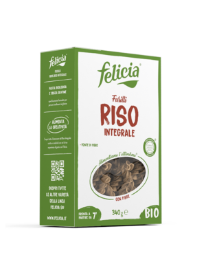 felicia fusilli di riso integrale senza glutine - celiachia milano