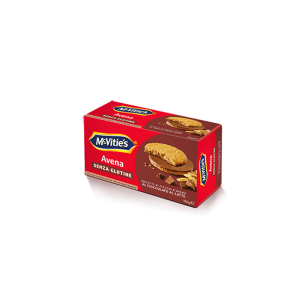 McVities biscotti d'avena al cioccolato al latte senza glutine | Celiachia Milano