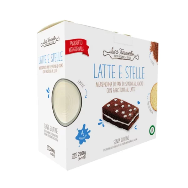 TOMASELLO MERENDINA LATTE E STELLE 200G - immagine 2