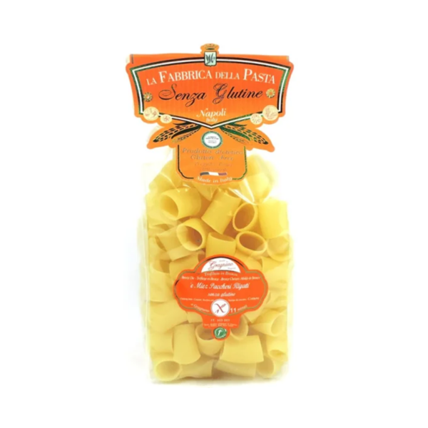 La fabbrica della pasta miez paccheri rigati senza glutine - celiachia milano