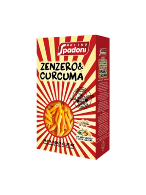 molino spadoni pasta senza glutine penne zenzero e curcuma - celiachia milano