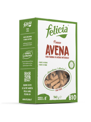 felicia penne con farina di avena integrale senza glutine - celiachia milano