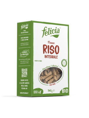 felicia penne di riso integrale senza glutine - celiachia milano