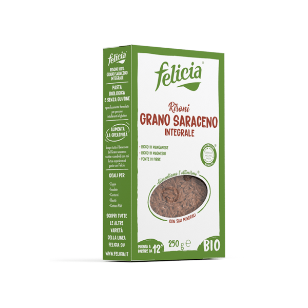 felicia risoni grano saraceno integrale senza glutine - celiachia milano
