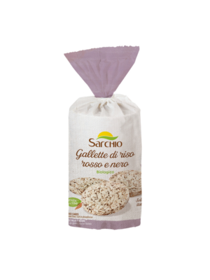 Gallette Riso Rosso Venere SARCHIO | Celiachia Milano