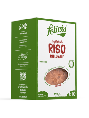 felicia tagliatelle di riso integrale senza glutine - celiachia milano