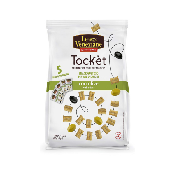 le veneziane tocket snack con olive - celiachia milano