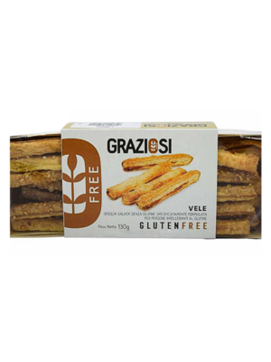 Graziosi Vele Grissini con sesamo Gluten Free - Celiachia Milano