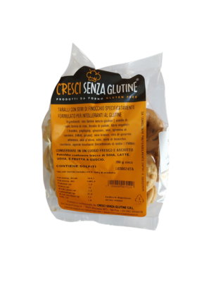 Cresci Senza Glutine Prodotti da forno Taralli con semi di finocchio - Celiachia Milano