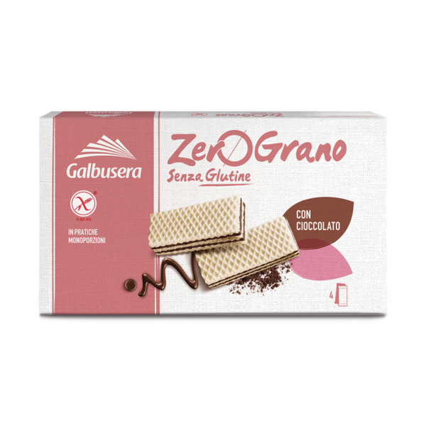 Galbusera | Zero Grano - Wafer con cioccolato senza glutine | Celiachia Milano