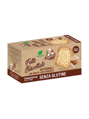 Inglese Fette Biscottate Integrali senza glutine | Celiachia Milano