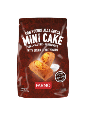 Farmo Choco Mini cake con yogurt alla greca senza glutine | Celiachia Milano
