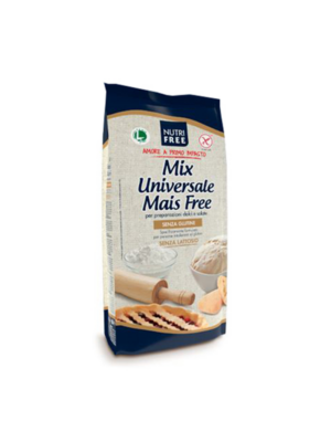 NutriFree Mix Universale Mais Free senza glutine e senza lattosio | Celiachia Milano
