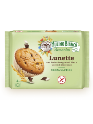 Mulino Bianco Lunette con farina integrale di riso e gocce di cioccolato senza glutine | Celiachia Milano