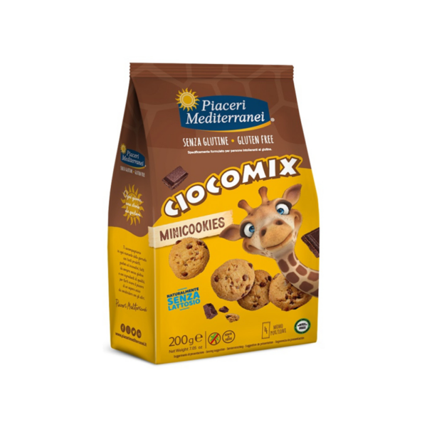 Piaceri Mediterranei Ciocomix MiniCookies senza glutine e senza lattosio | Celiachia Milano