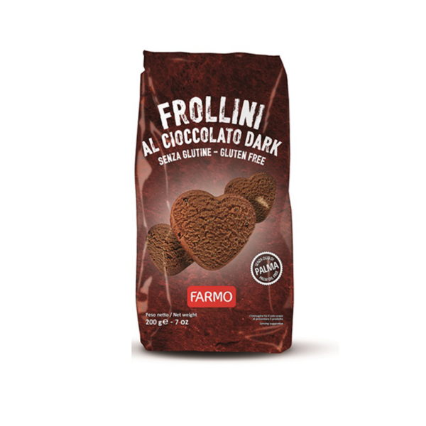 Farmo Frollini al Cioccolato Dark senza glutine | Celiachia Milano