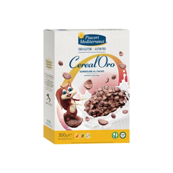 Piaceri Mediterranei Cereal Oro Gondoline al Cacao senza glutine | Celiachia Milano