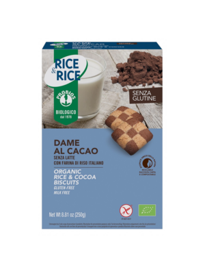 Probios Dame al Cacao Biscotti di riso senza glutine | Celiachia Milano
