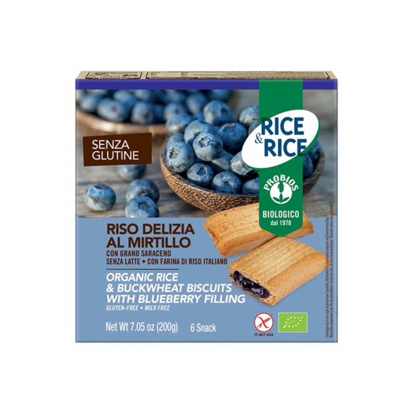 Probios Riso Delizia al Mirtillo con grano saraceno senza glutine | Celiachia Milano