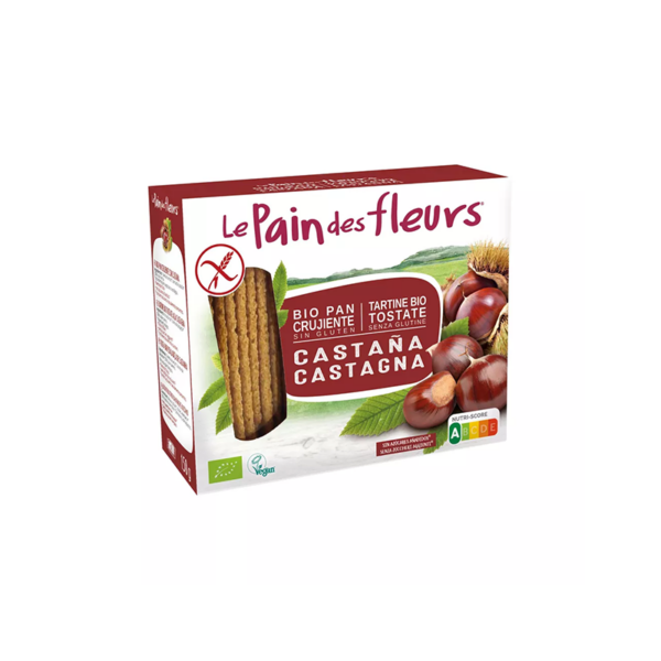 Tartine Bio Tostate alla Castagna Le Pain del Fleurs | Celiachia Milano