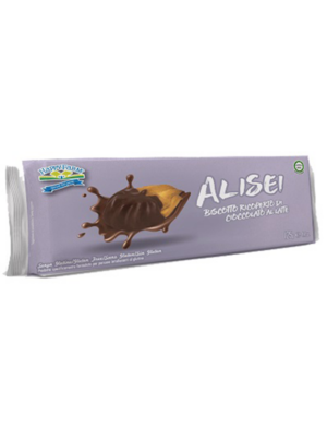 Happy Farm Alisei Biscotto ricoperto di cioccolato al latte | Celiachia Milano