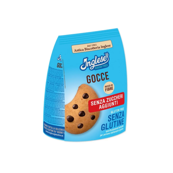 Inglese Gocce con cioccolato senza glutine | Celiachia Milano