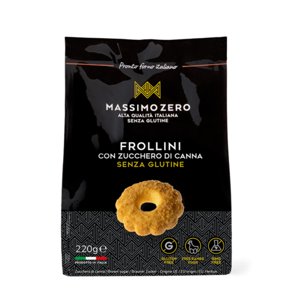 Massimozero Frollini con zucchero di canna senza glutine | Celiachia Milano