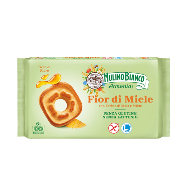 Mulino Bianco Armonia Fior di Miele con Farina di Mais e Miele senza glutine | Celiachia Milano