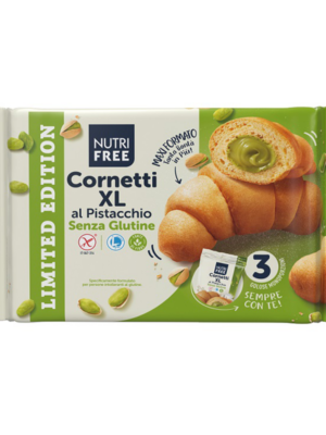 NutriFree Cornetti XL al pistacchio senza glutine | Celiachia Milano