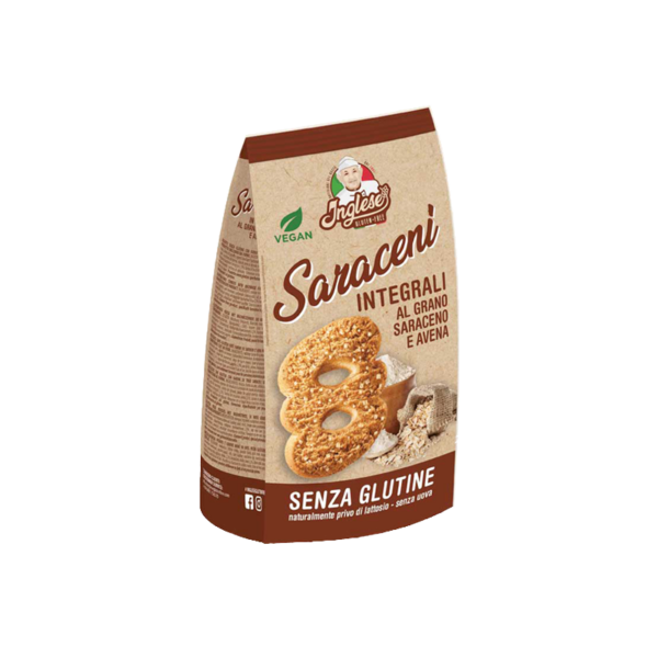 Inglese Saraceni integrali al grano saraceno e avena senza glutine | Celiachia Milano