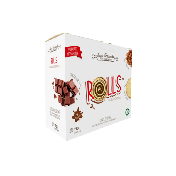 Luca Tomasello Rolls cioccolato e nocciola senza glutine | Celiachia Milano