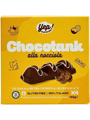 Yep Merenda Chocotank alla nocciola senza glutine | Celiachia Milano