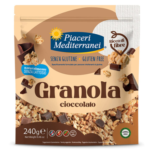 Granola cereali senza glutine al cioccolato | Celiachia Milano