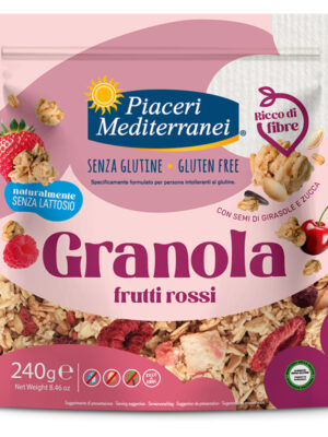 Granola cereali senza glutine ai frutti rossi | Celiachia Milano