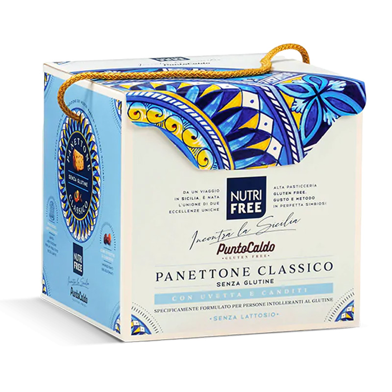 Nutrifree Panettone classico senza glutine Punto Caldo - Celiachia Milano