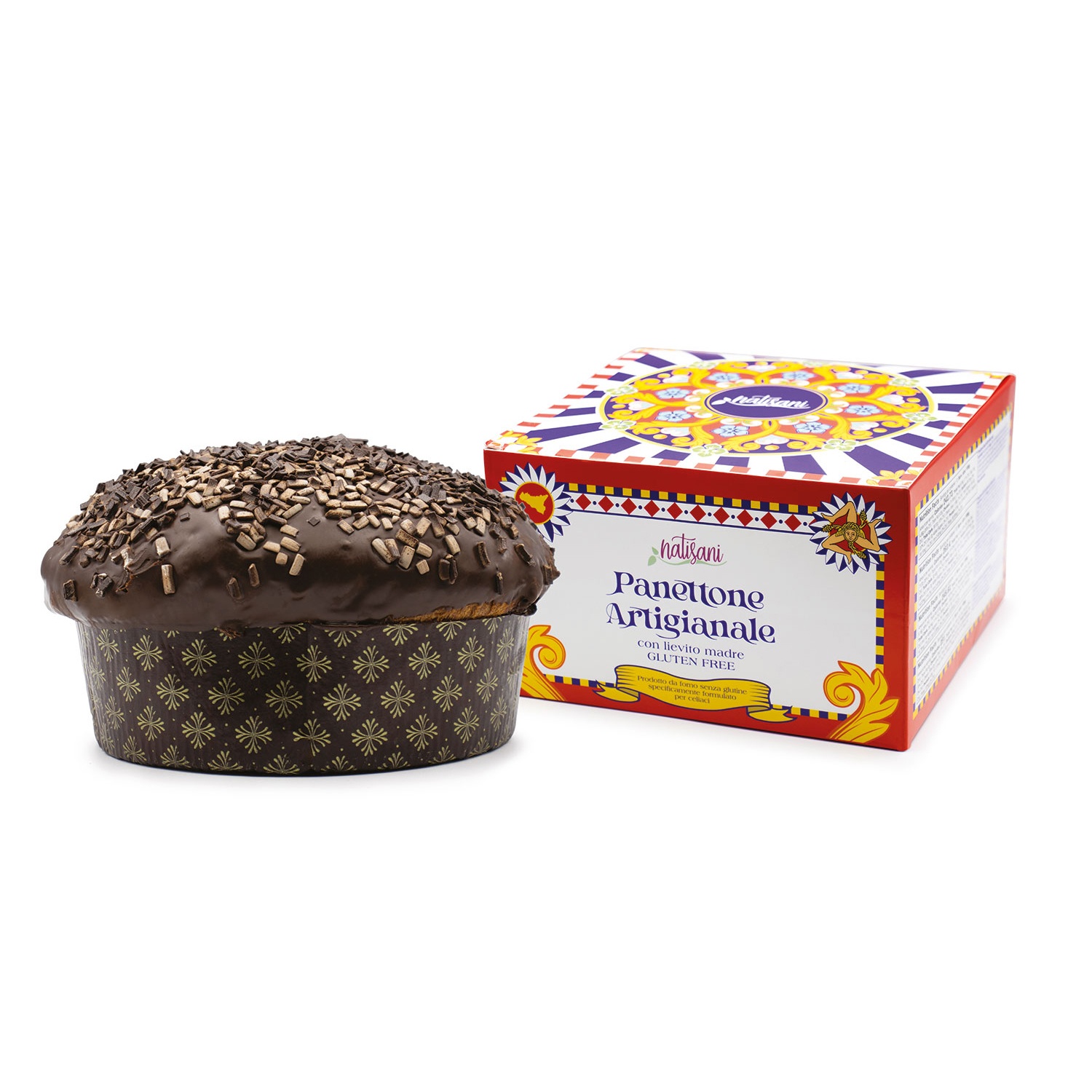 NATISANI PANETTONE ARTIGIANALE AL CIOCCOLATO 600G