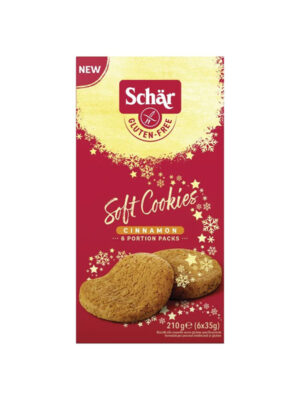 Schar Soft Cookies Cinnamon senza glutine | Celiachia Milano
